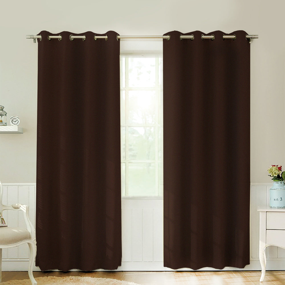 Cortinas Largas Con Aros 2.80 X 2.10 M Alfer Home Jgo 2 Pzas