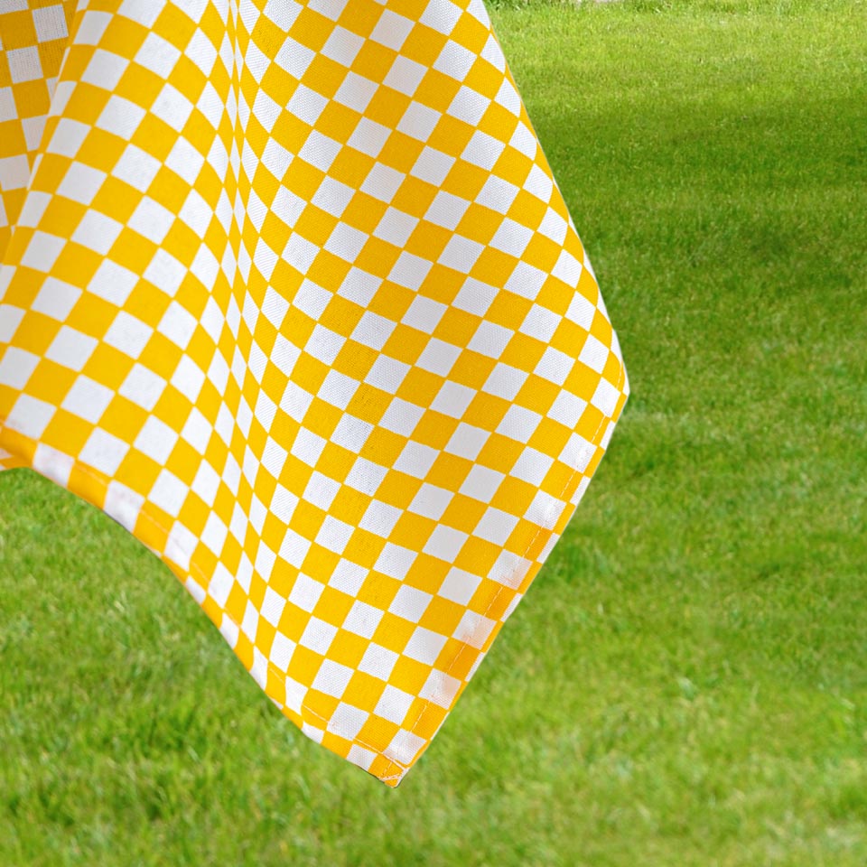 Mantel Rectangular Vichy Amarillo
