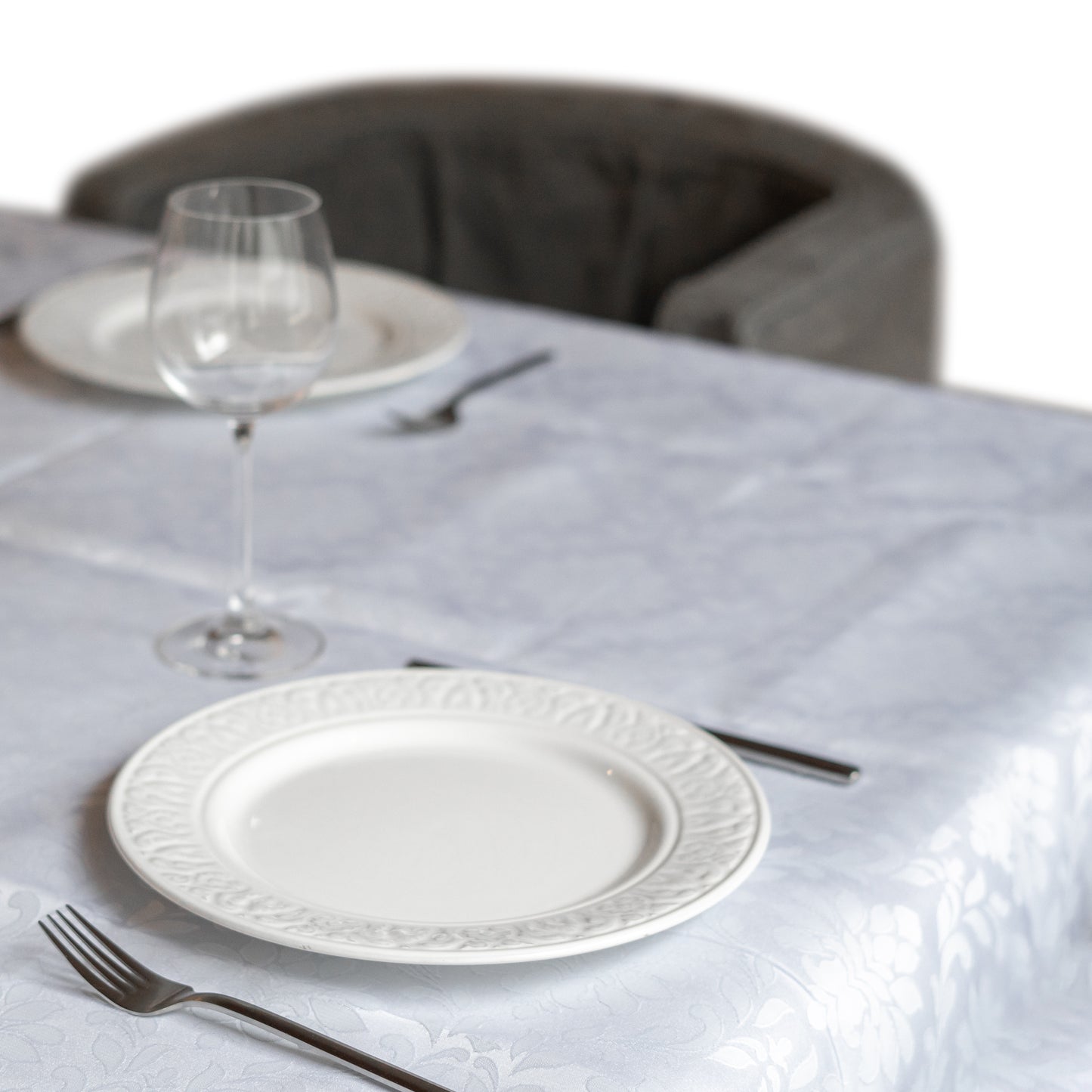 Mantel Rectangular Lux Blanco #1