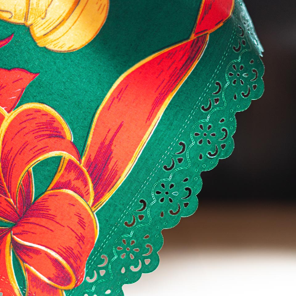 Mantel Rectangular Navidad Verde 1776