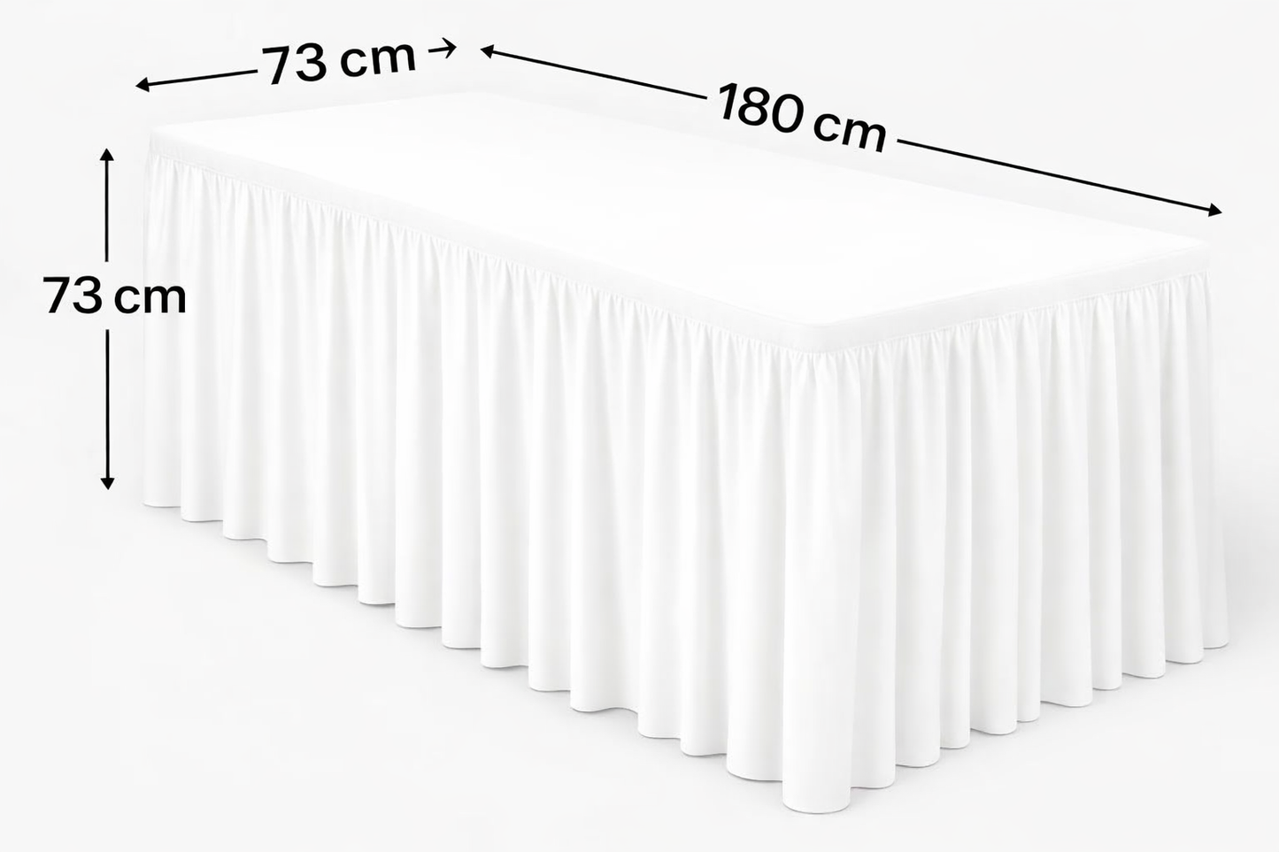 Mantel Bambalina Para Mesa Colores 1.80 X 0.73 M Luxor