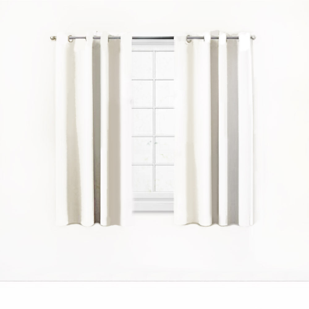 Cortinas Cortas Con Aros 2.00 X 1.35 M Alfer Home Jgo 2 Pzas