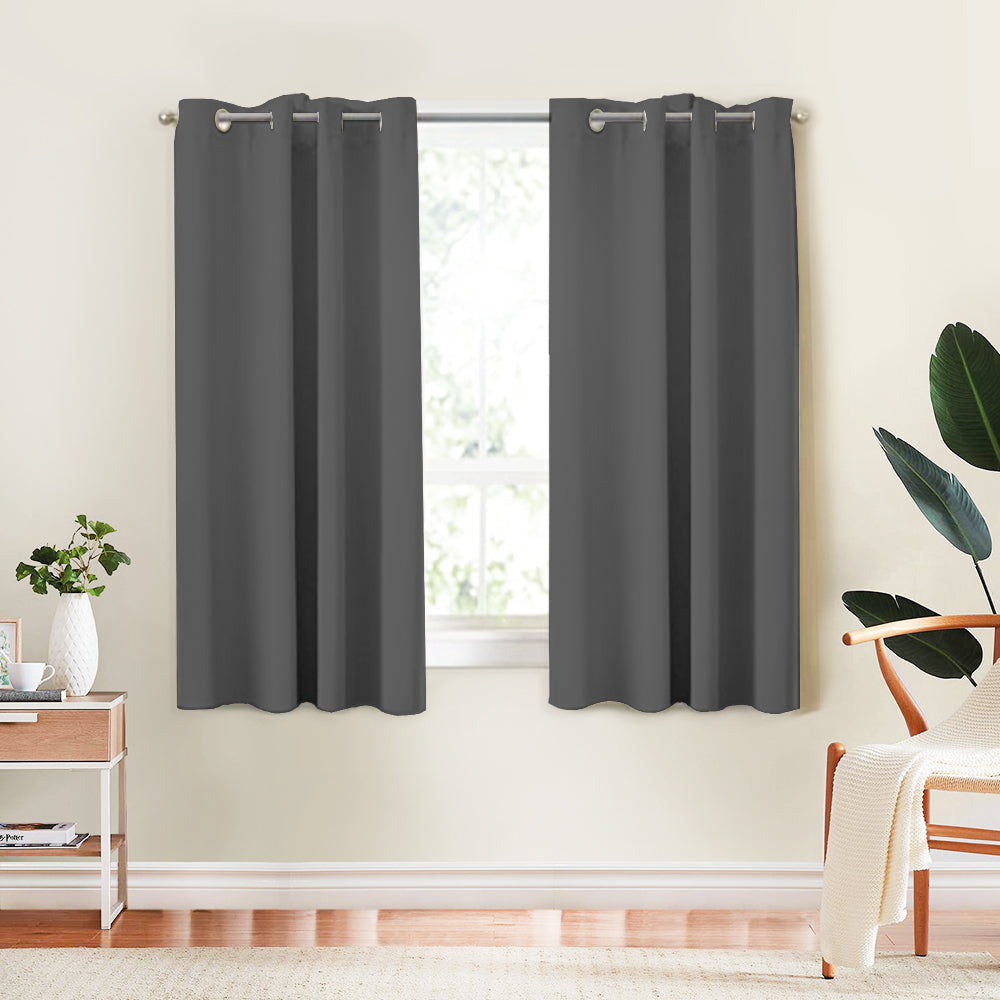 Cortinas Cortas Con Aros 2.00 X 1.35 M Alfer Home Jgo 2 Pzas