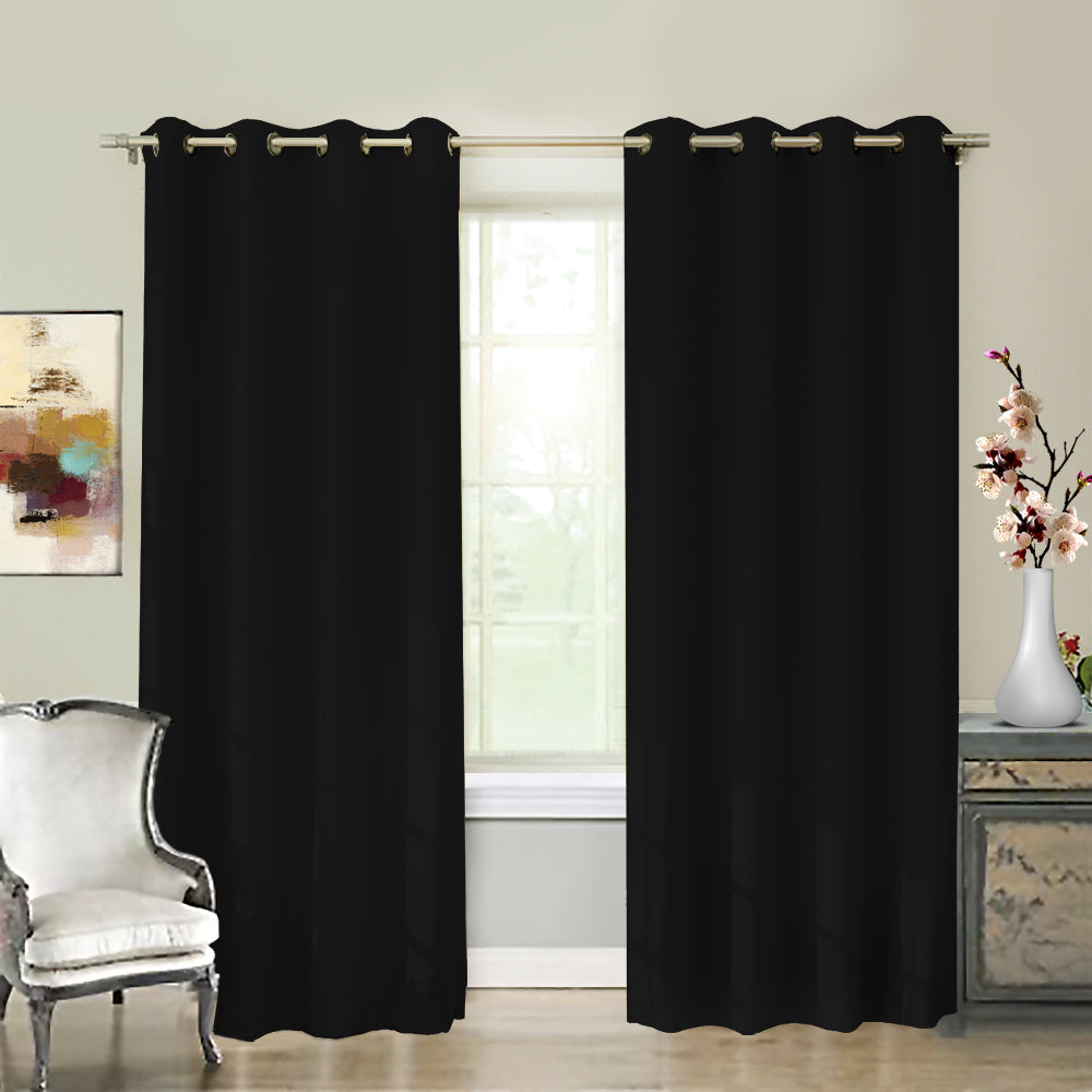 Cortinas Largas Con Aros 2.80 X 2.10 M Alfer Home Jgo 2 Pzas