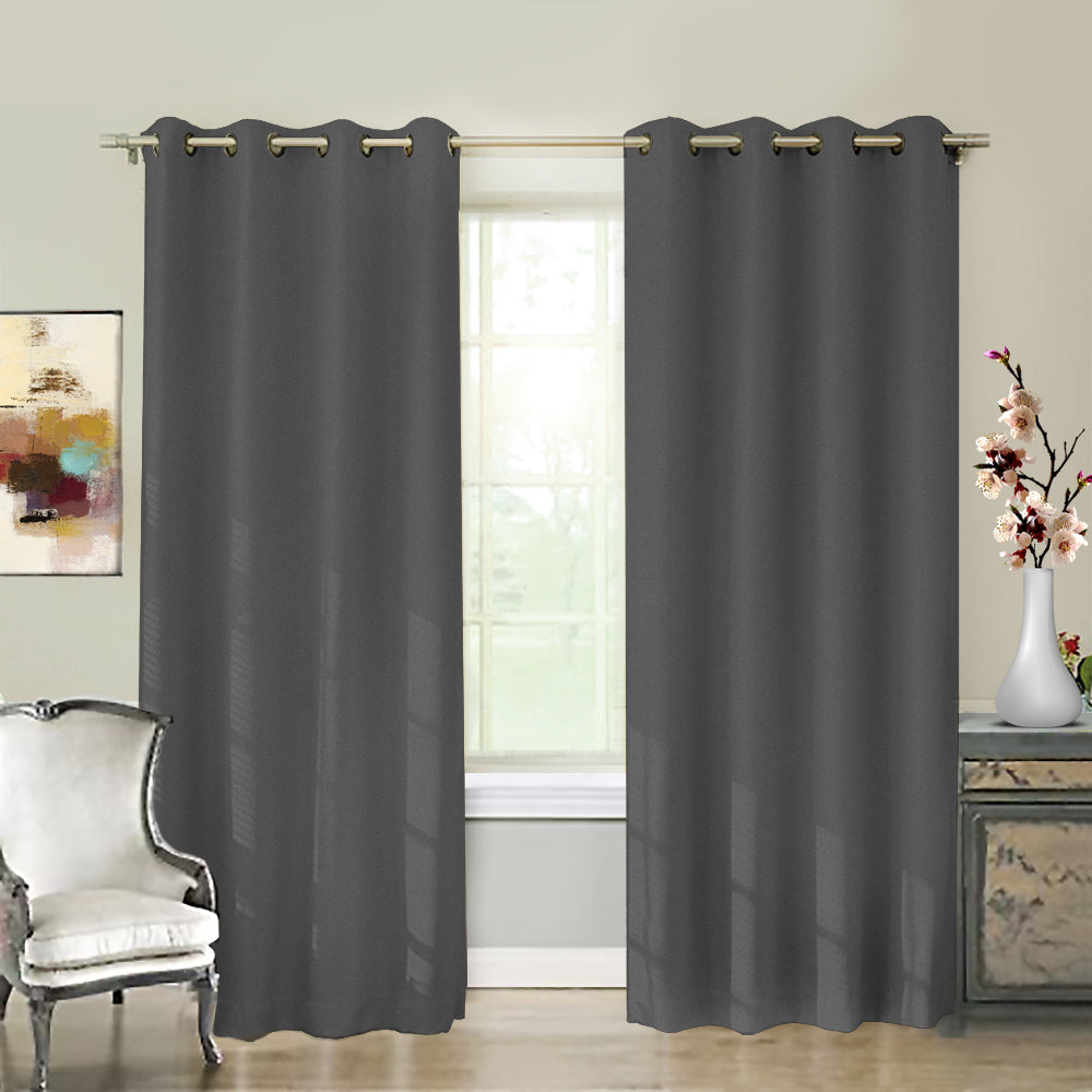 Cortinas Largas Con Aros 2.80 X 2.10 M Alfer Home Jgo 2 Pzas