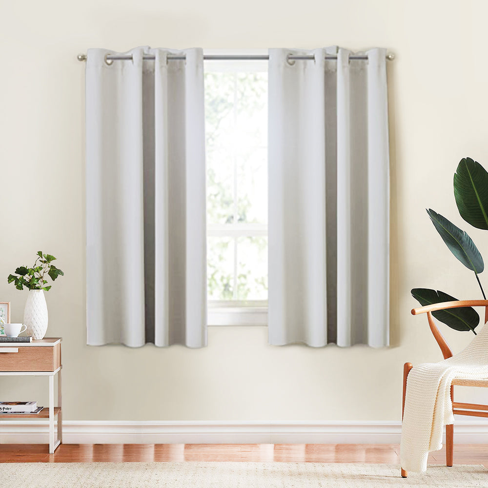 Cortinas Cortas Con Aros 2.00 X 1.35 M Alfer Home Jgo 2 Pzas