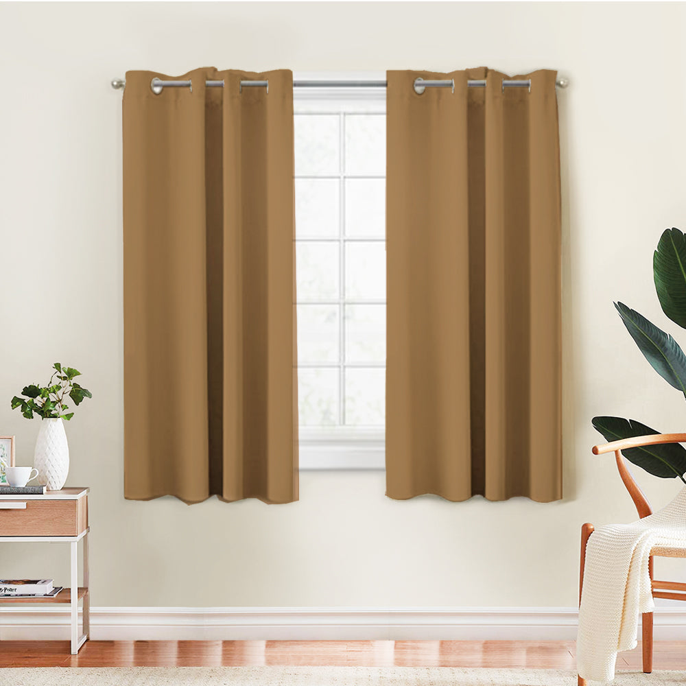 Cortinas Cortas Con Aros 2.00 X 1.35 M Alfer Home Jgo 2 Pzas