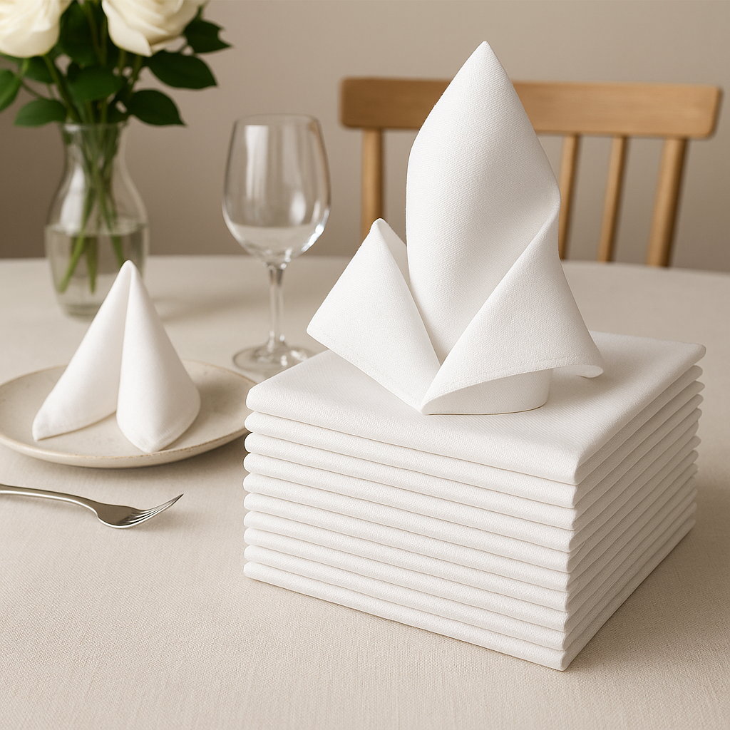 Servilletas De Tela Colores 40x40 Cm Luxor Paquete 60 Piezas