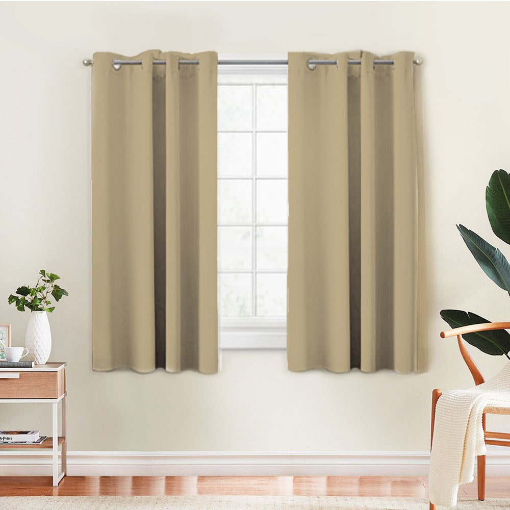 Cortinas Cortas Con Aros 2.00 X 1.35 M Alfer Home Jgo 2 Pzas