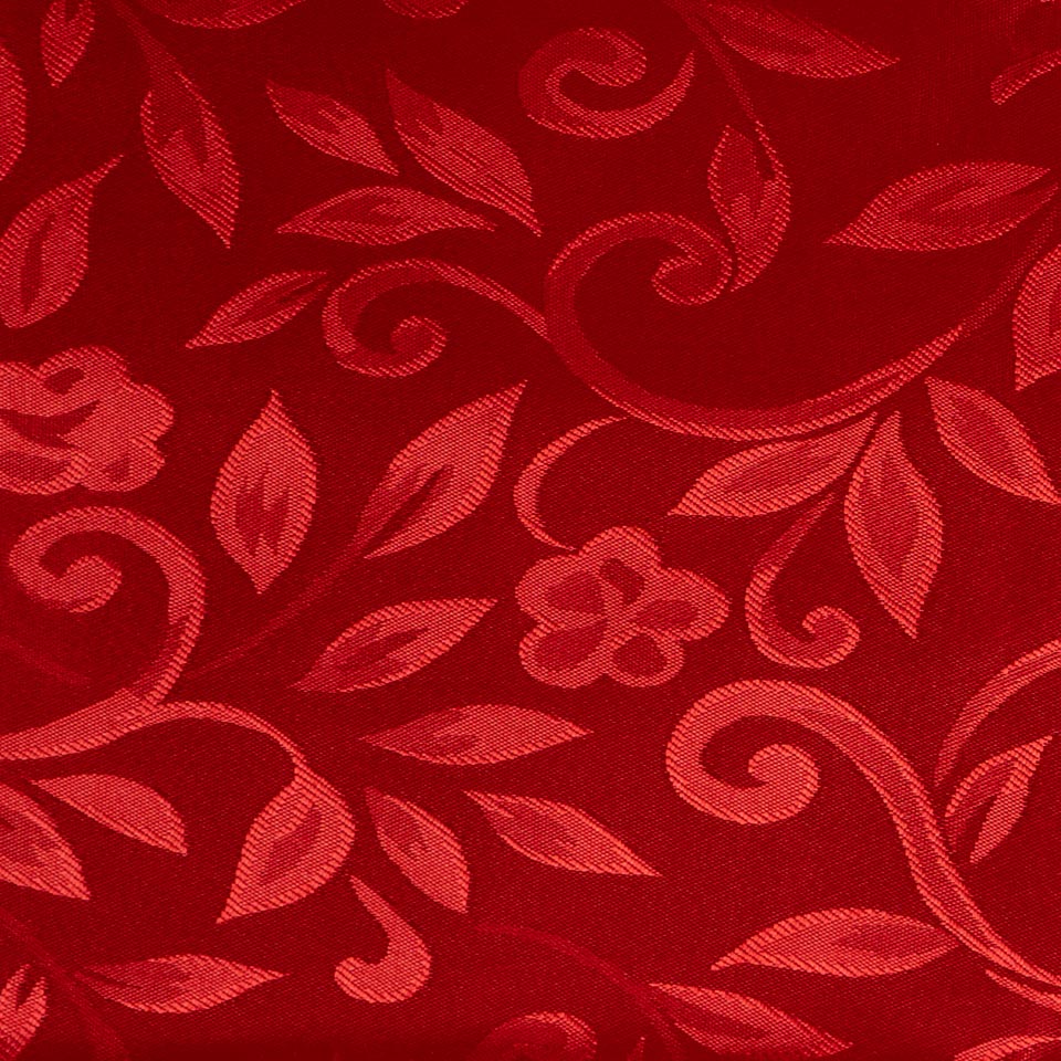 Mantel Rectangular Jacqard Rojo #3