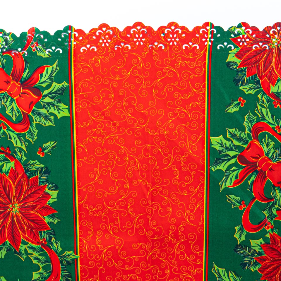 Mantel Rectangular Navidad Rojo 2399